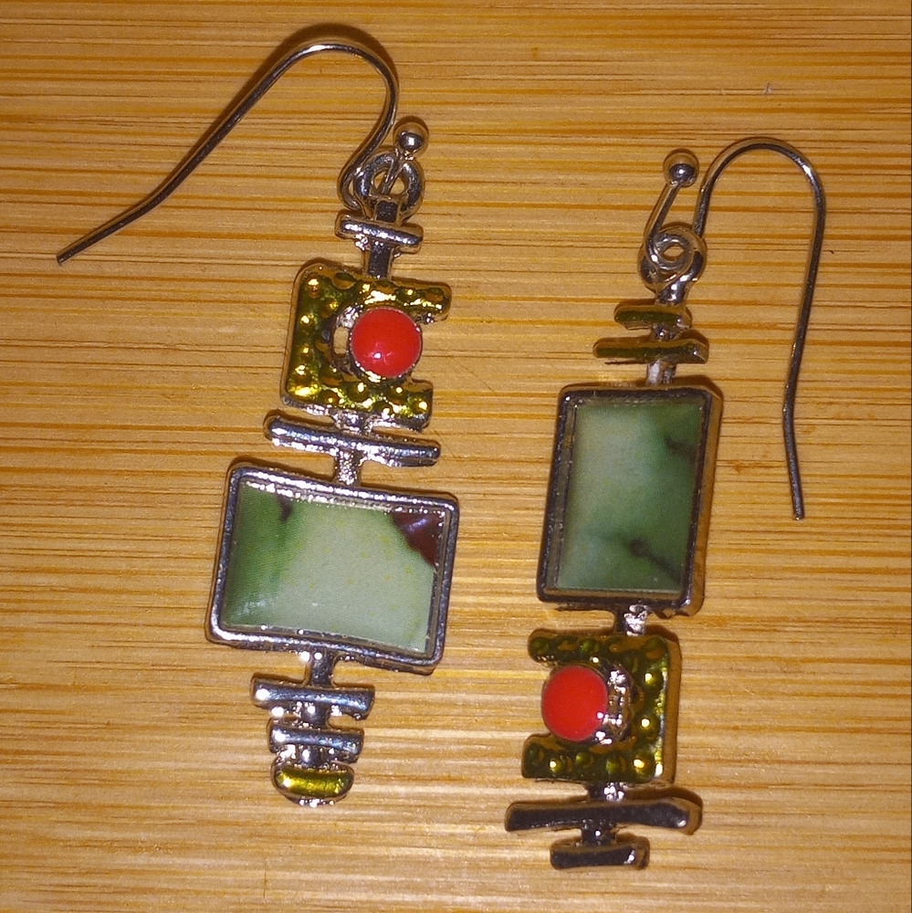 Silver & Gold Tones Fashion Earrings